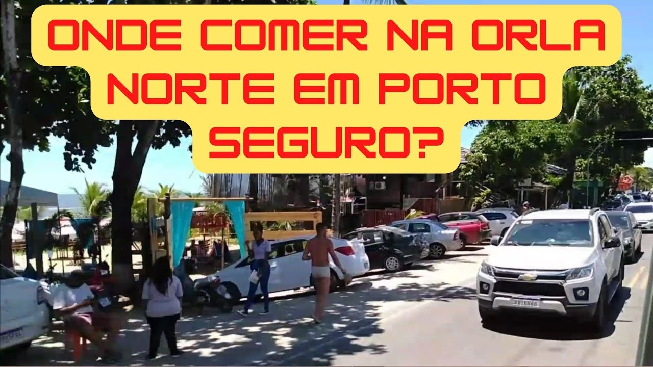 Restaurantes e Cabanas na orla norte em Porto Seguro