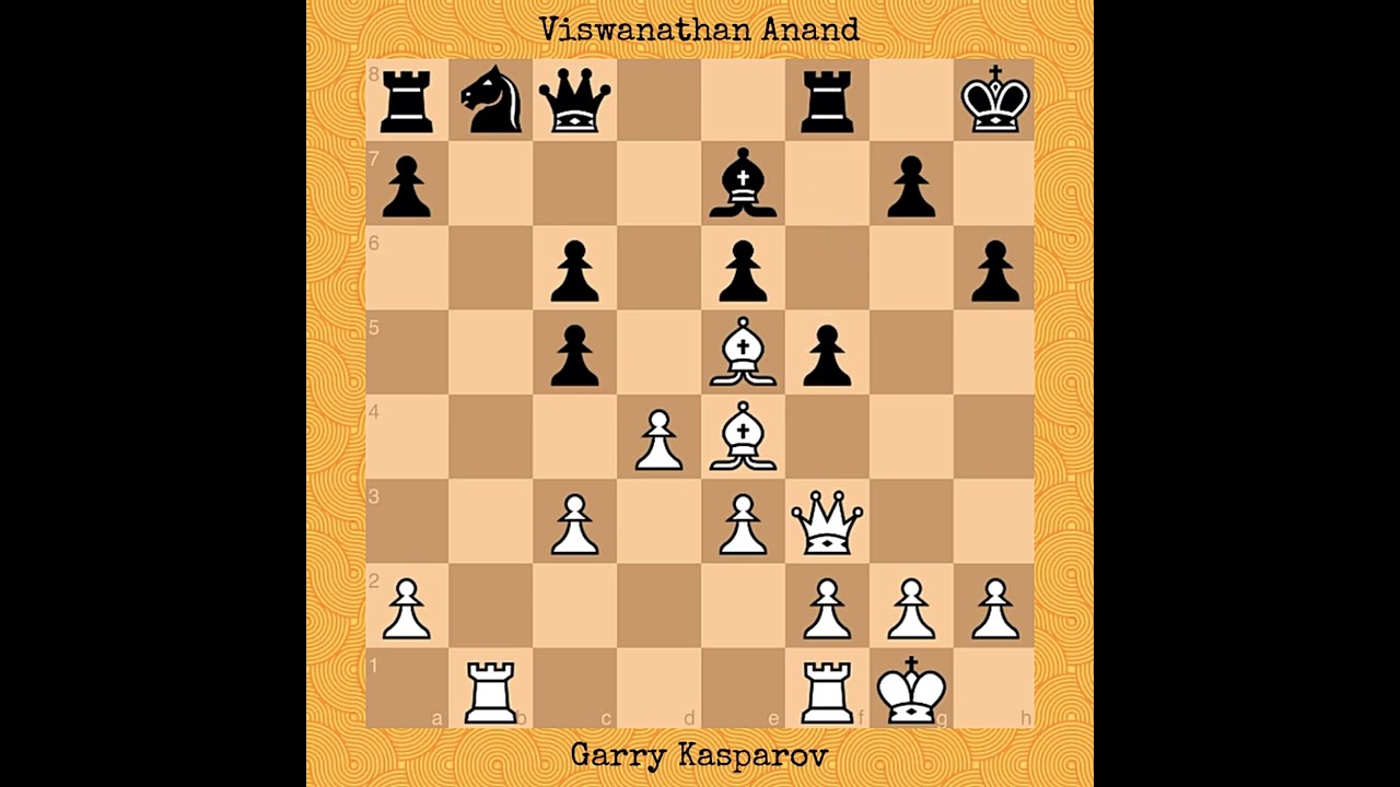 Garry Kasparov vs Viswanathan Anand | Immopar Rapid, 1992 #chess