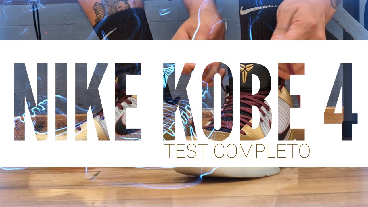 Kobe 4 Protro Gold Medal Test Completo