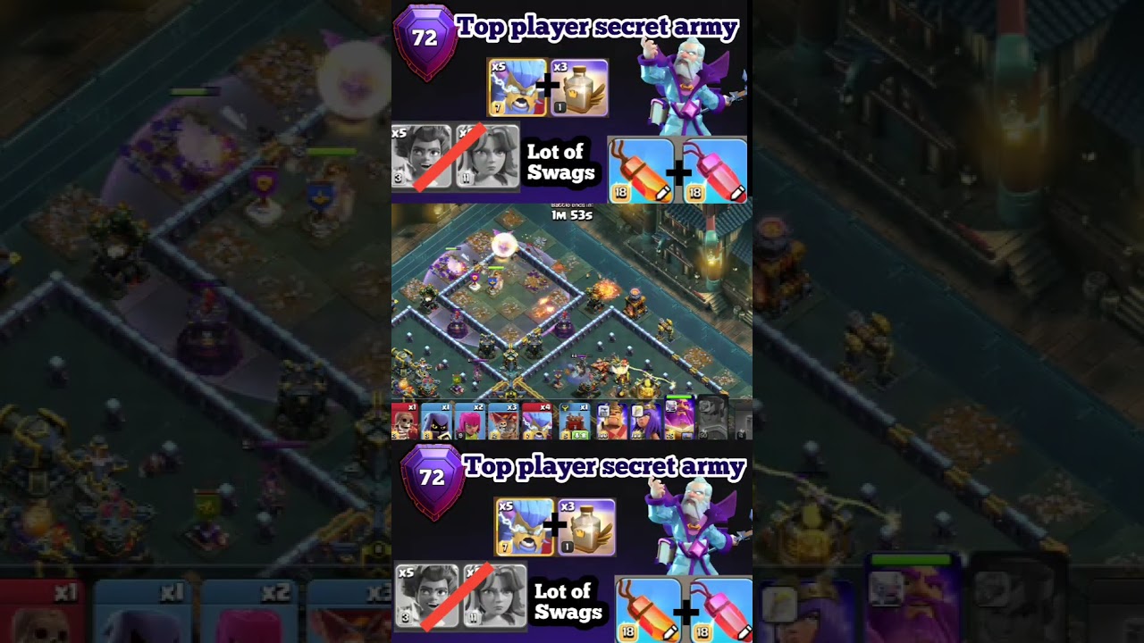 How to easy triple | th 17 new strategy | warden walk | super yeti army 