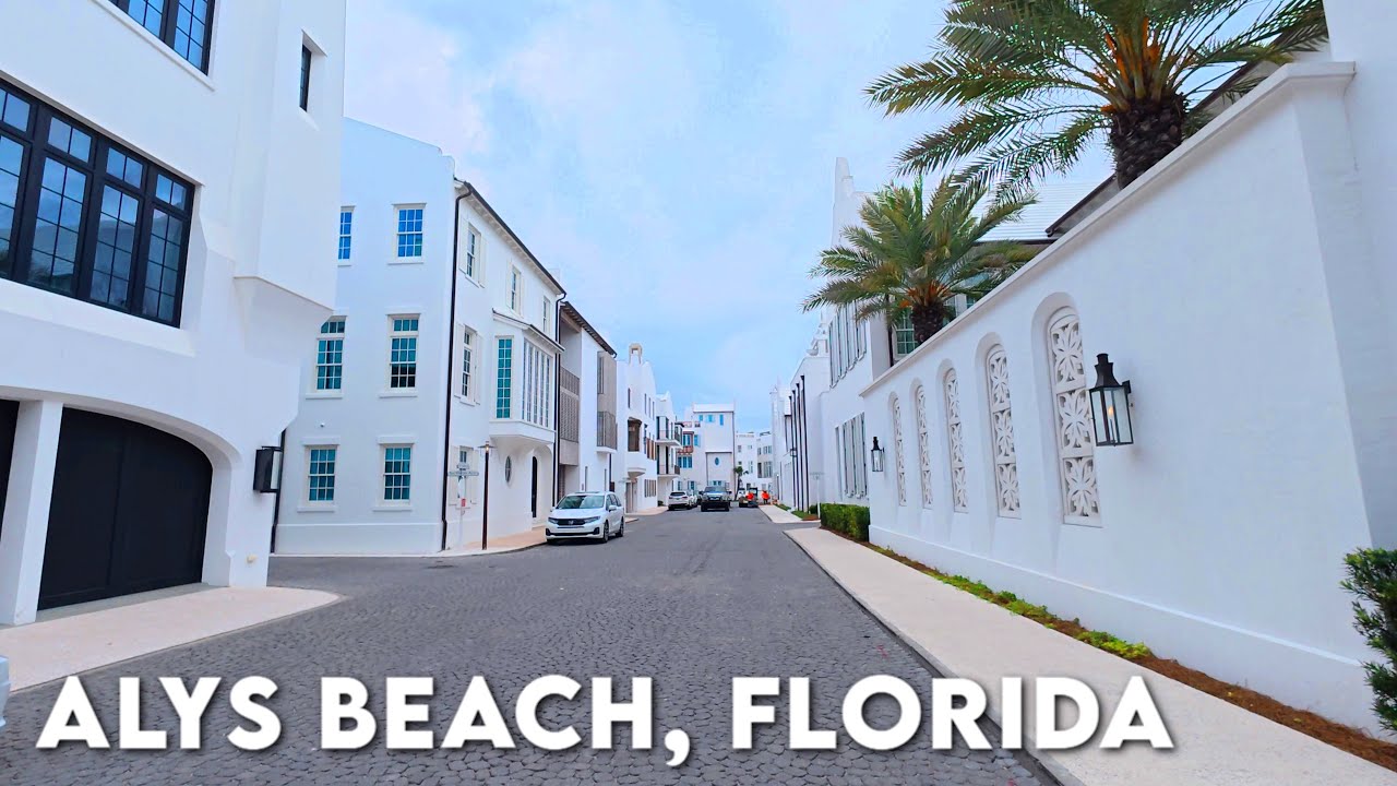 Alys Beach Florida 4K Drive | Europe in USA