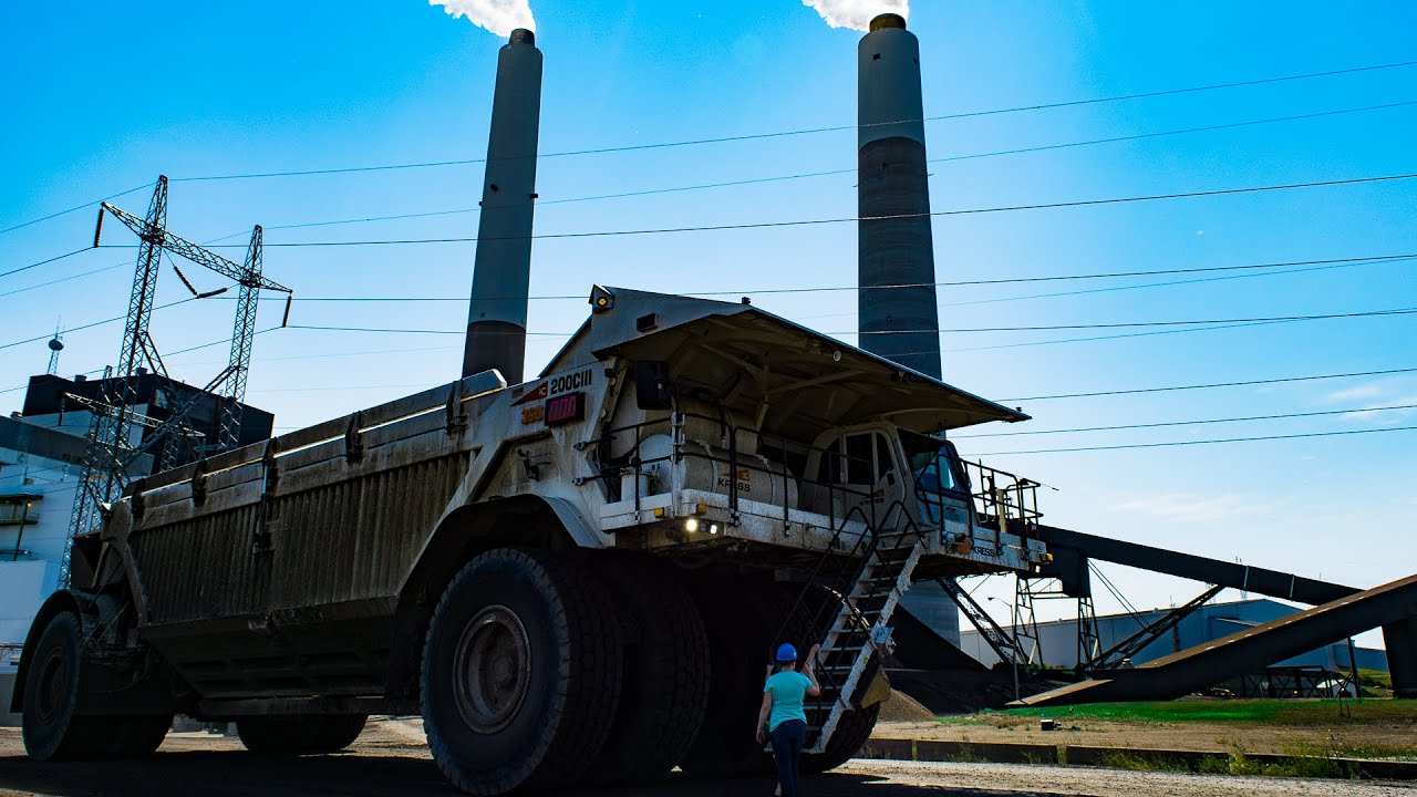 A Ride in a $4 Million Coal Hauler at a Coal Power Plant in North Dakota