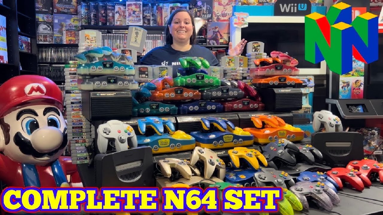 INSANE NINTENDO 64 COLLECTION! ALL OF THE GAMES, CONSOLES, CONTROLLERS, AND MORE!