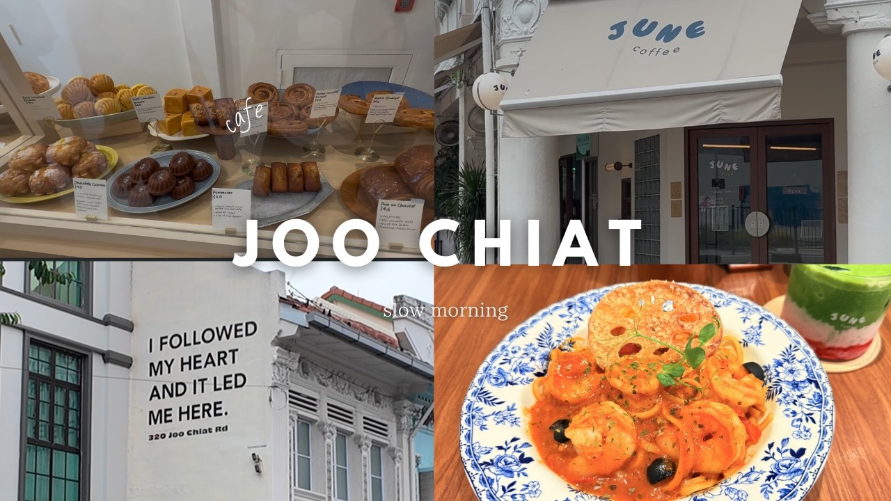 Singapore vlog | A slow morning in Joo Chiat ☕️ Cafes, Matcha & Colourful streets