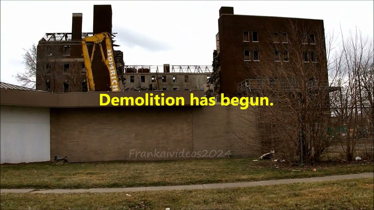 East Jefferson YMCA Demolition Begins. With A Drive Around The Neighborhood. Houses Rehabbed.