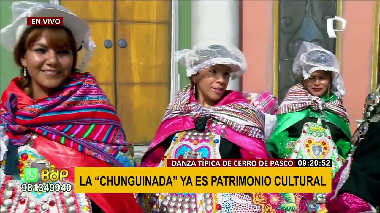 Danza típica de Cerro de Pasco: La “Chunguinada” llega a la Esquina de la Televisión