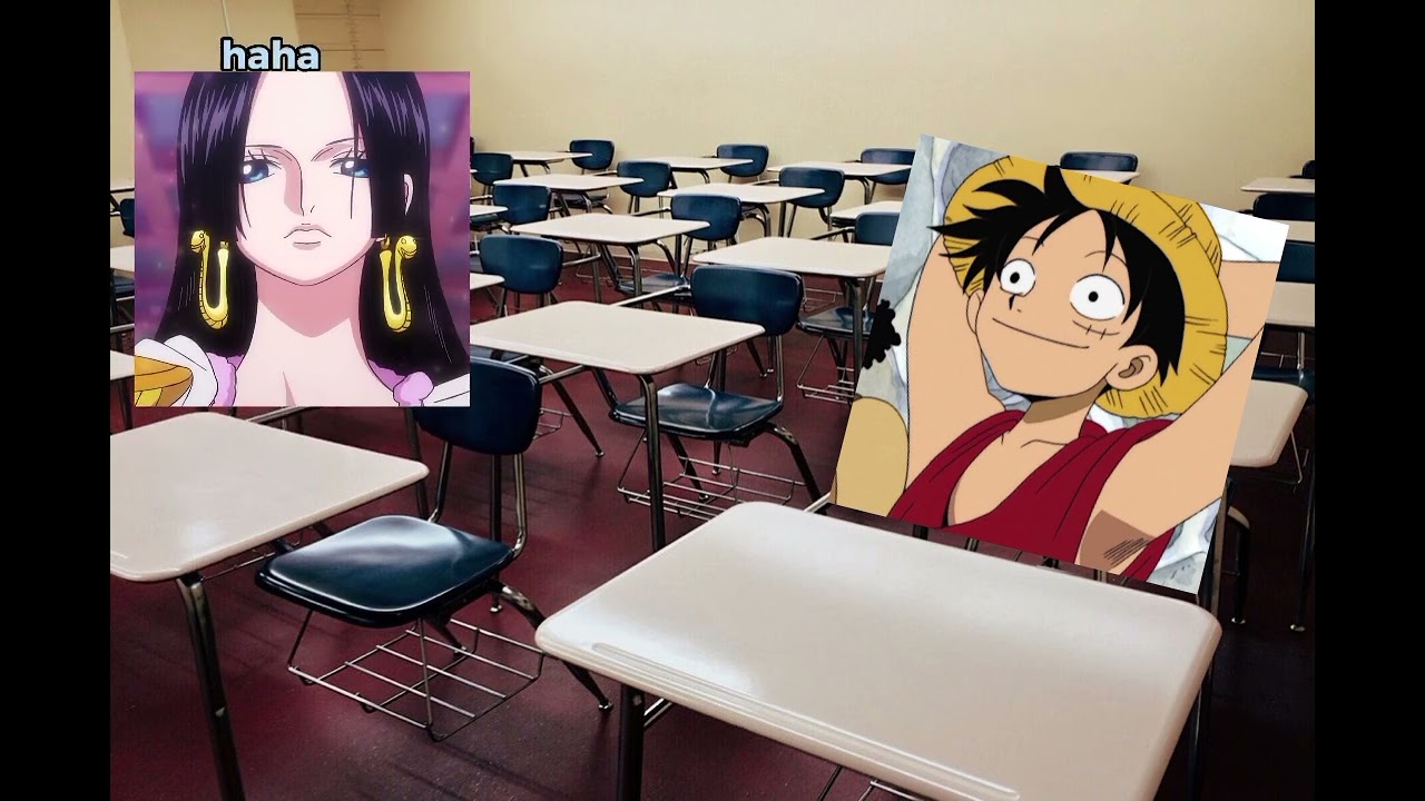 Bro can't take a hint #boahankock #luffy #onepis #schoollife