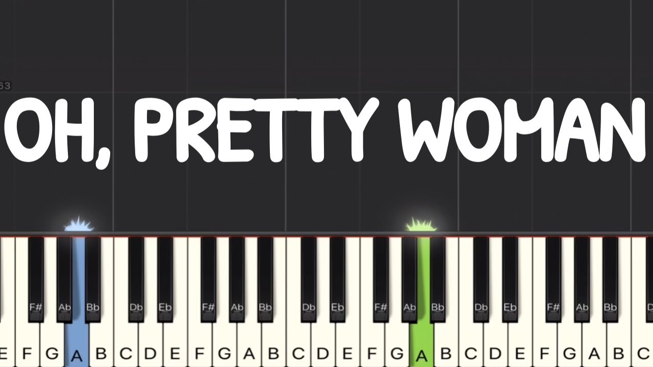 Roy Orbison - Oh, Pretty Woman Piano Tutorial | Easy