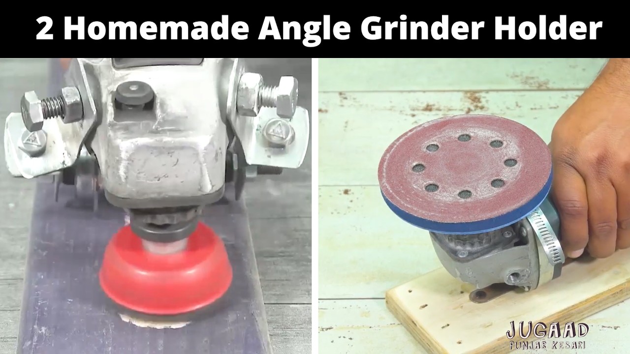2 Homemade Angle Grinder Holder