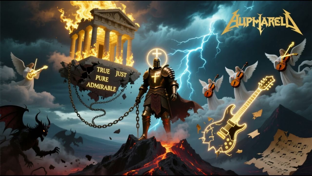 LO QUE ES VERDADERO – Metal Cristiano Épico Inspirado en Filipenses 4:8 | Guerra Espiritua