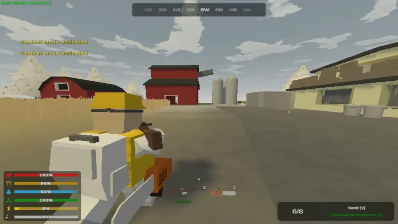 Играю в Unturned, убил топера с 6 хп ORIGINAL RUSSIA