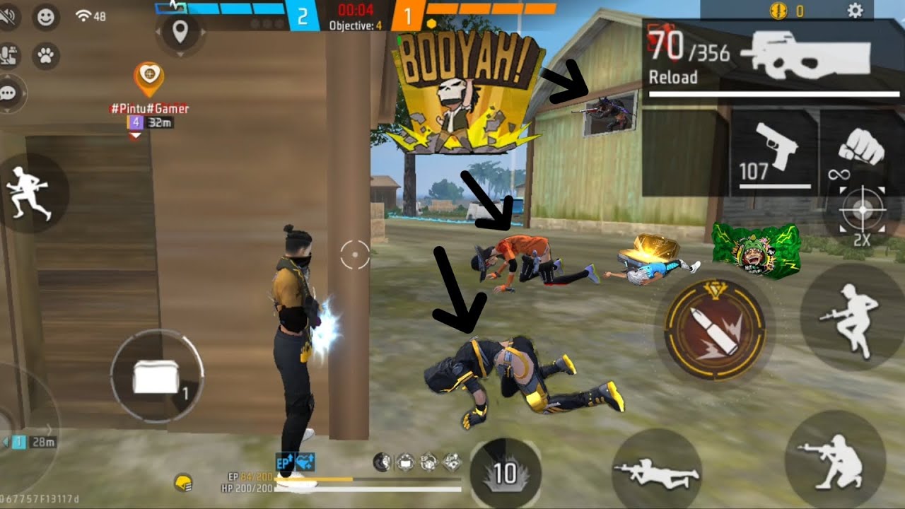 Free fire 🔥 game play ▶️ video new first video 🥷🤫