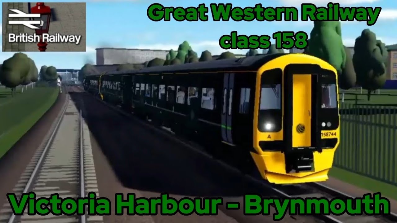 Smart Games. Great Western Railway class 158 Victoria Harbour - Brynmouth - British Railway ROBLOX.