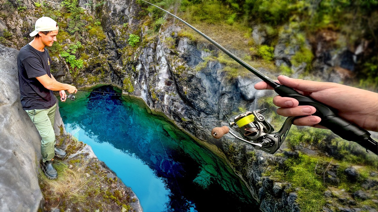 Fishing in a 1,000-Year-Old Stone Quarry – Shocked by the Catch