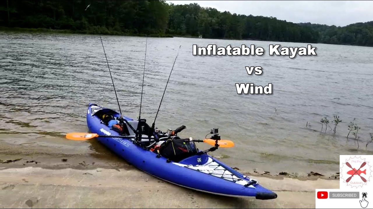 Aquaglide Chelan Kayak vs Pre-Tropical Storm Winds!