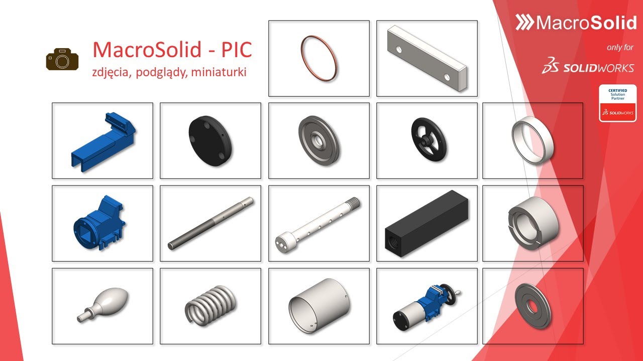 Makro do generowania zdjęć z modeli CAD