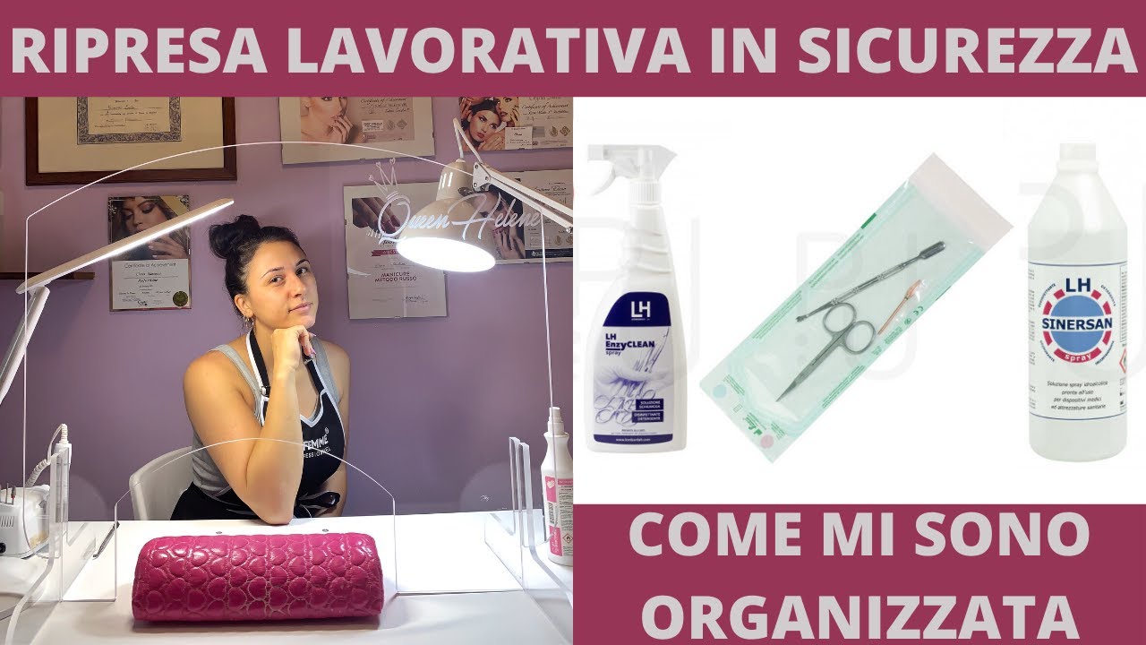 🥽RIPRESA LAVORATIVA IN SICUREZZA🥽 COSA UTILIZZO NELLA MIA POSTAZIONE NAILS