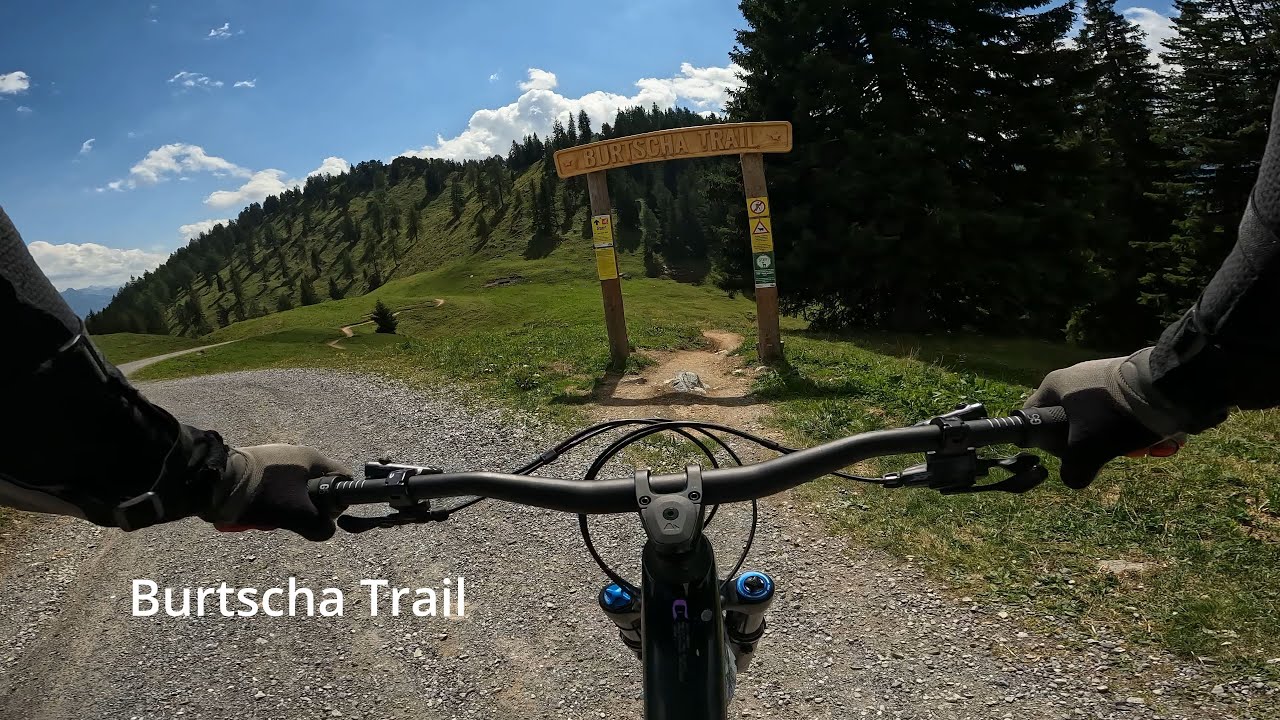 Bikepark Brandnertal 2022 - Burtscha Trail mit Anfahrt über Schmalzbödeli Trail - 4k