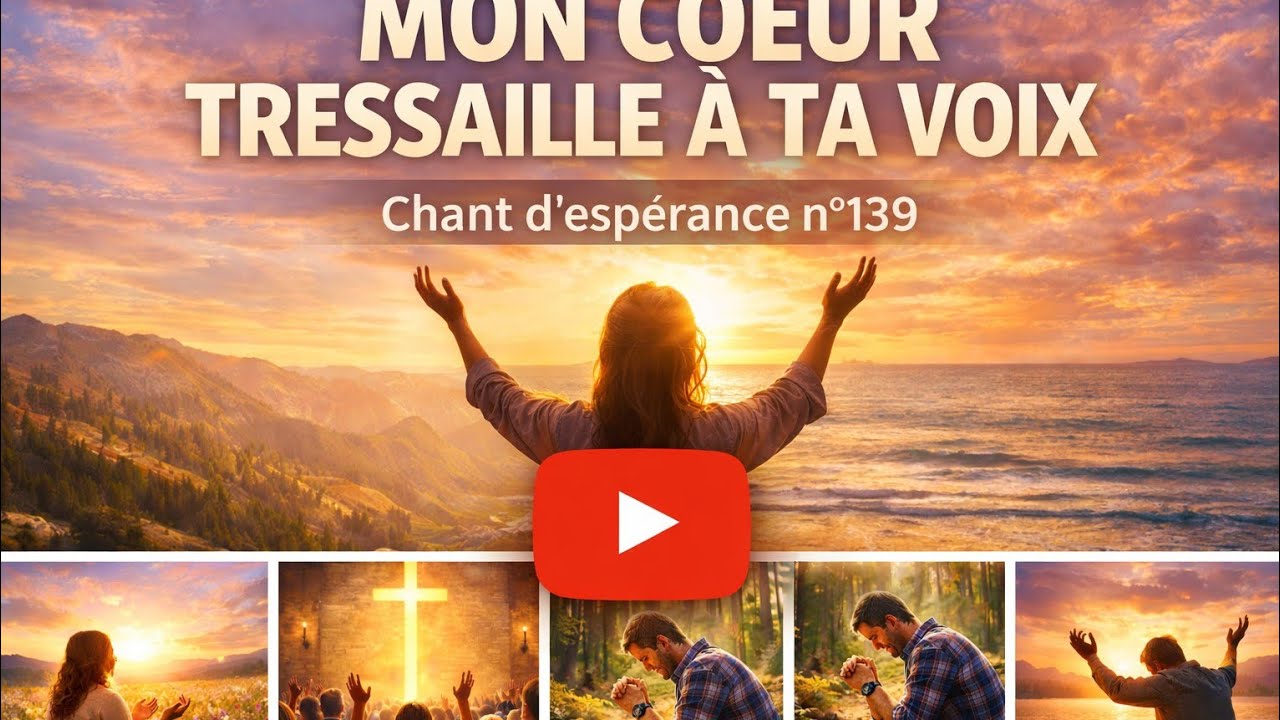 MON CŒUR TRESSAILLE À TA VOIX | Chant d’Espérance n°139 | Louange Inspirante