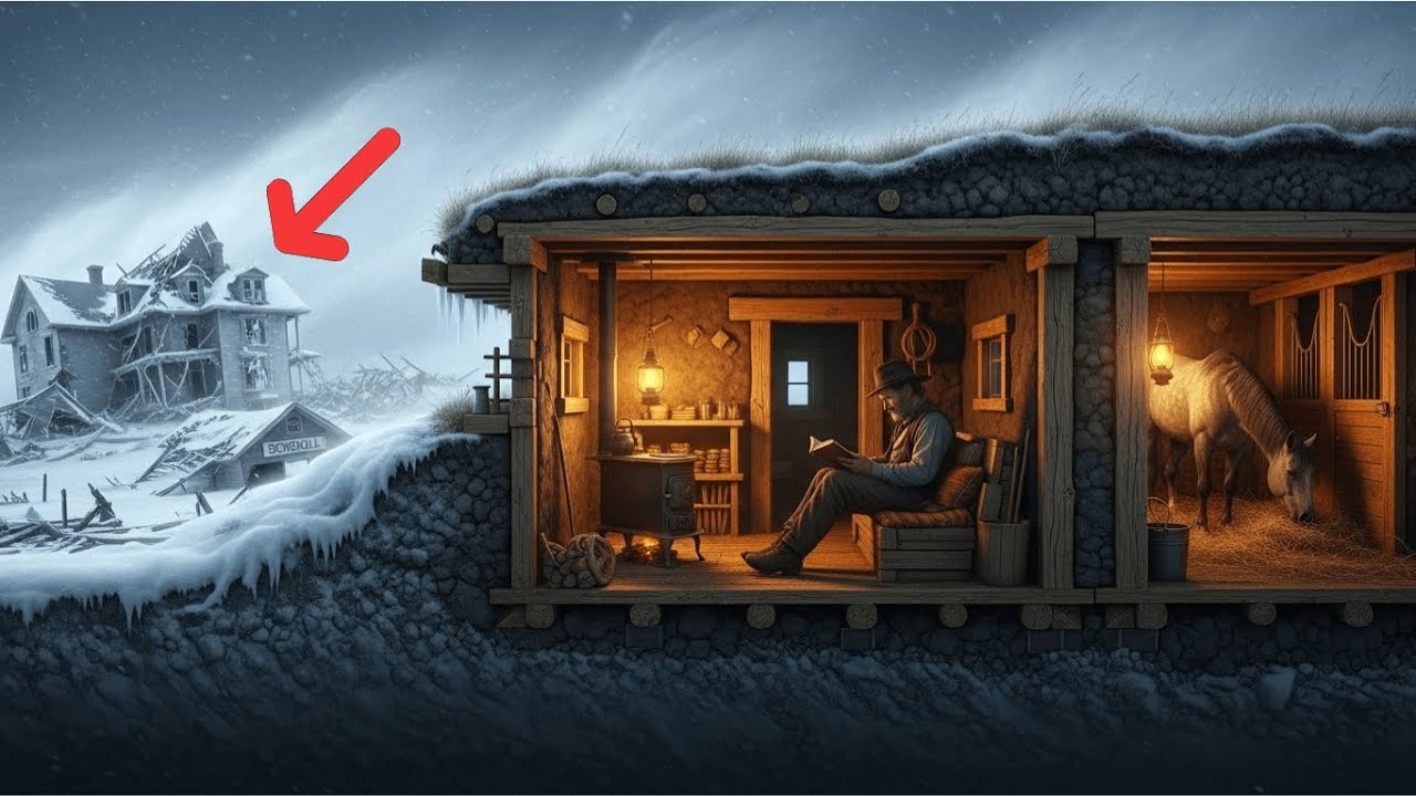 They Mocked His Wyoming Dugout... Then the Schoolhouse Blizzard of '88 Hit