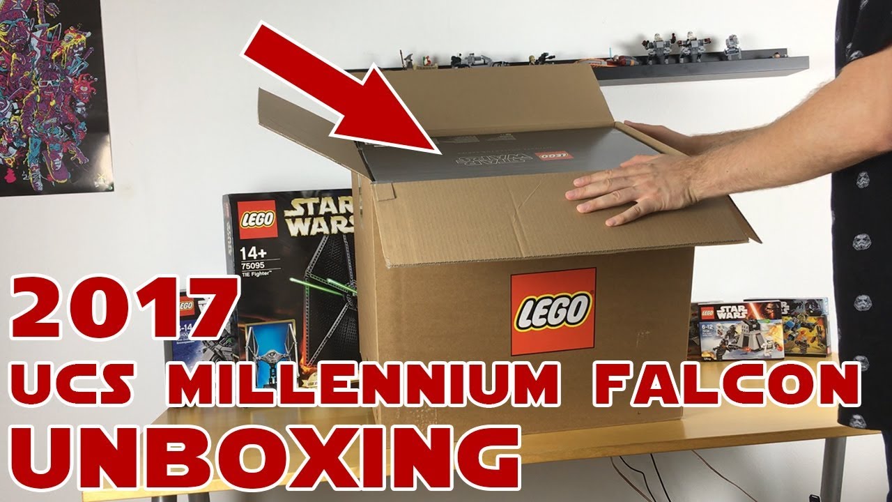 Unboxing: LEGO Star Wars UCS Millennium Falcon 75192 ausgepackt!