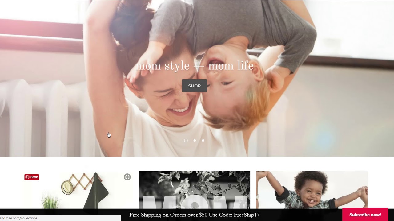 StinaAndMae - Shopify Shop Critique