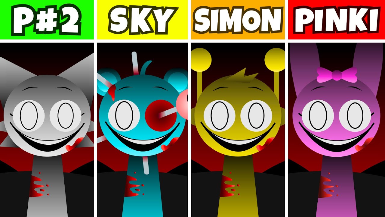 Incredibox Sprunki: Phase 2 But Everyone Is Sky VS Simon VS Pinki