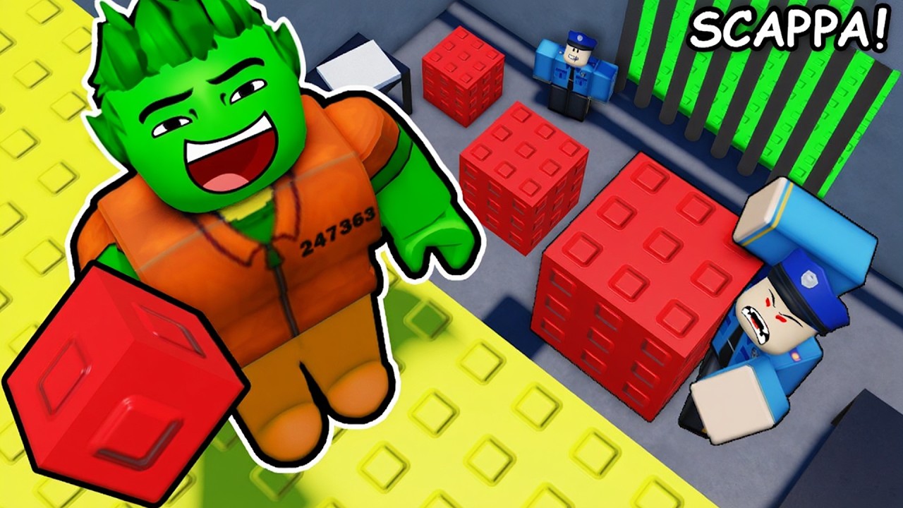 COSTRUISCI per SCAPPARE di PRIGIONE su Roblox!👮🏻💨