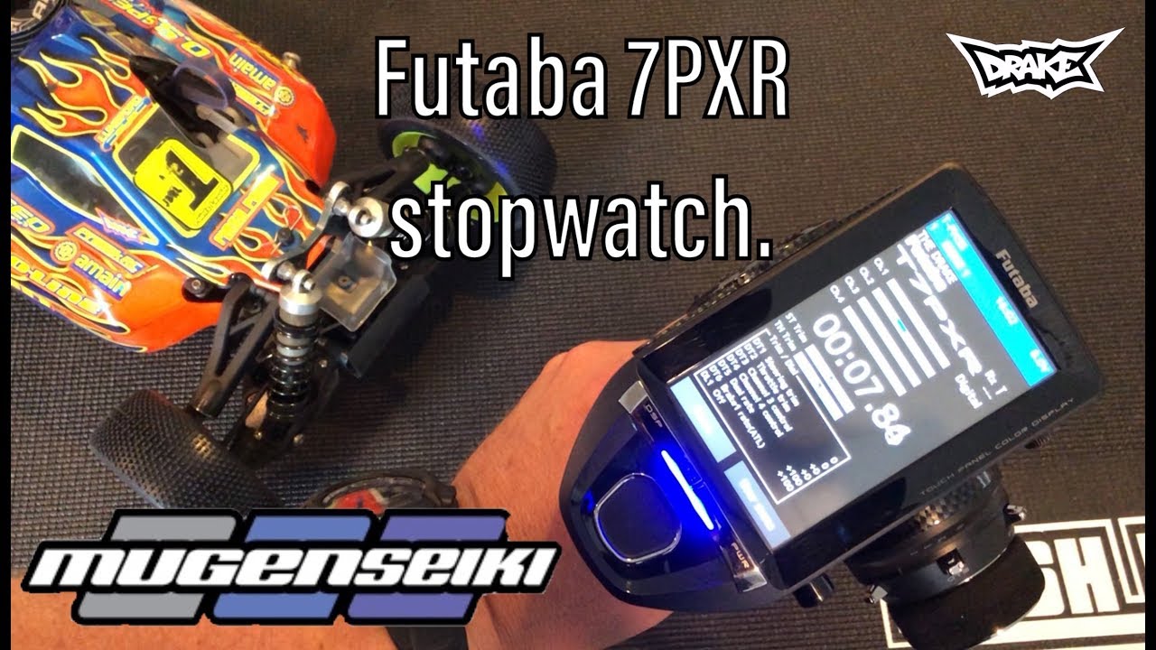 Adam Drake shows how to set up the Futaba 7PXR stopwatch.