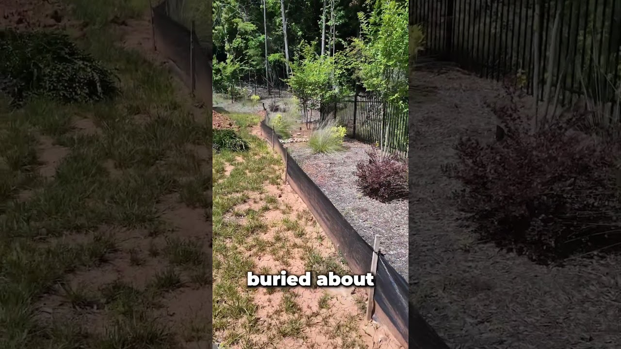 Put silt fencing at every project! It&rsquo;s a must have to save a mess down the road! #hardscapedesign