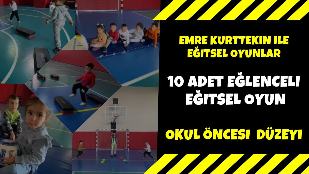⭐️10 Adet Eğitsel Oyun Sizlerle (Okulöncesi - Anasınıfı Düzeyi) #educationalgames #emrekurttekin