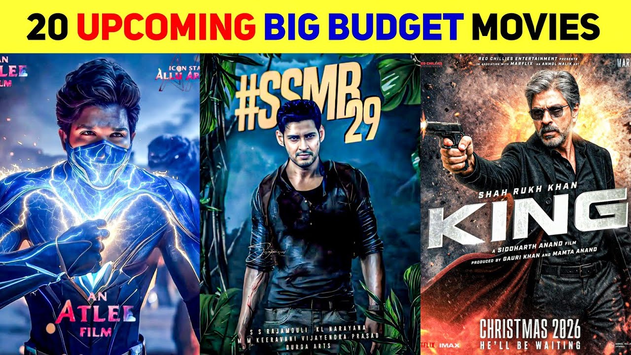 20 Upcoming BIG BUDGET Pan Indian Movies 2025-2026 | Upcoming Big Budget Movies | SSMB 29 | Krrish 4