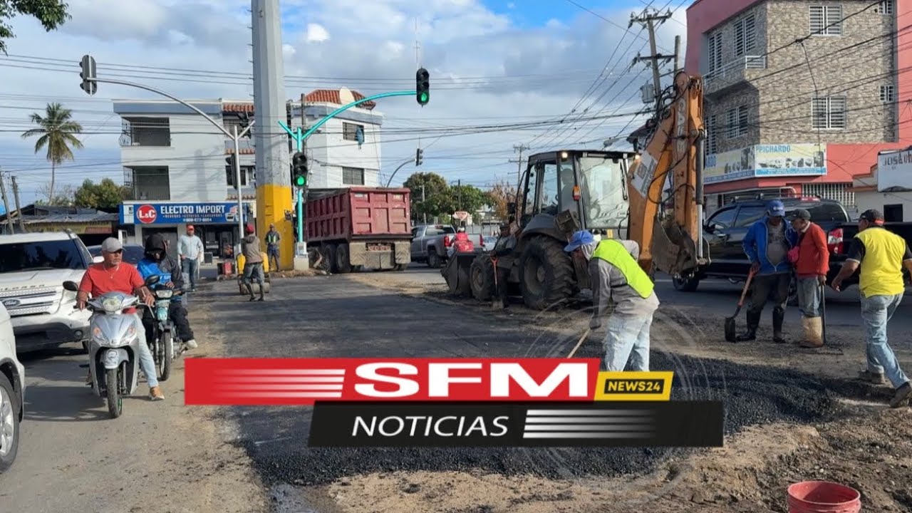 Miren lo que está haciendo la Ayutamiento de SFM ahora mismos en San Francisco de Macorís 