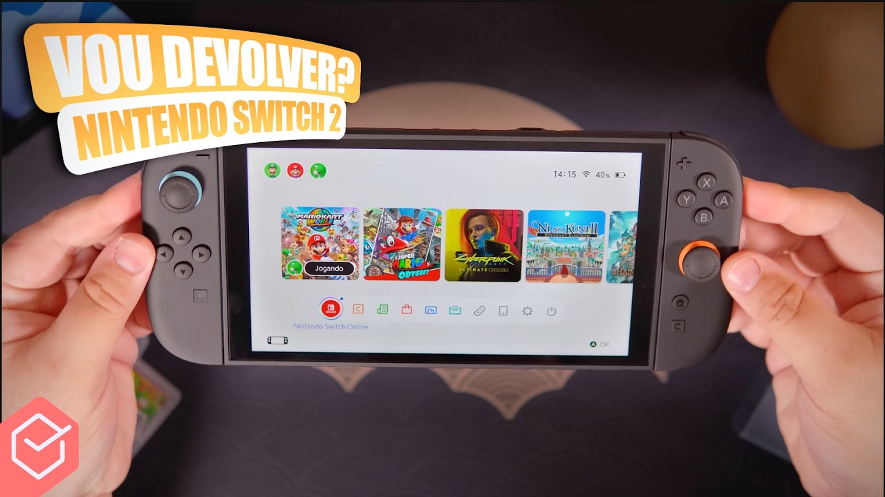 Nintendo Switch 2 // minha 🔥 OPINIÃO SINCERA🔥 depois de 1 SEMANA de uso!