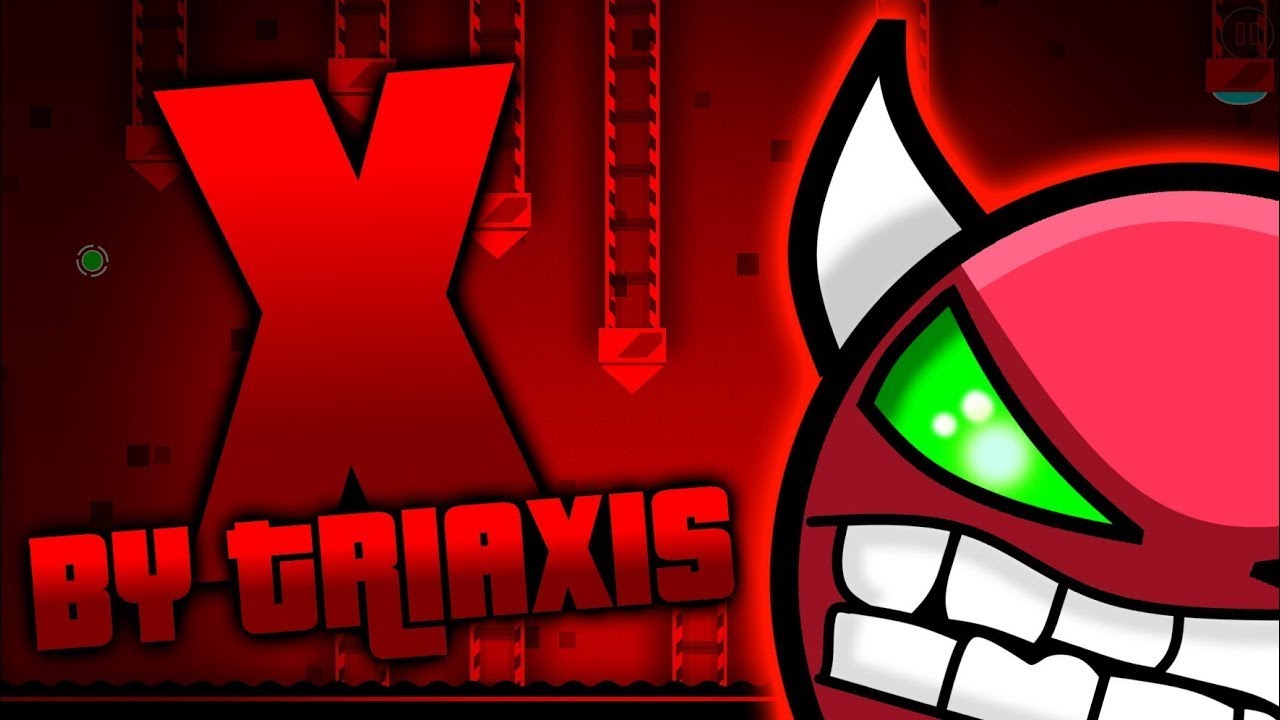 X 100% [Easy Demon] by TriAxis l Geometry Dash [10]