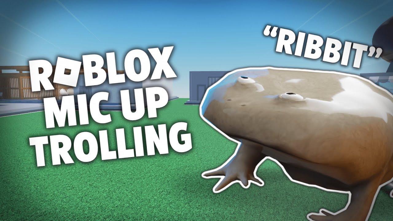 Троллинг в роли лягушки в Roblox | Троллинг в голосовом чате Roblox