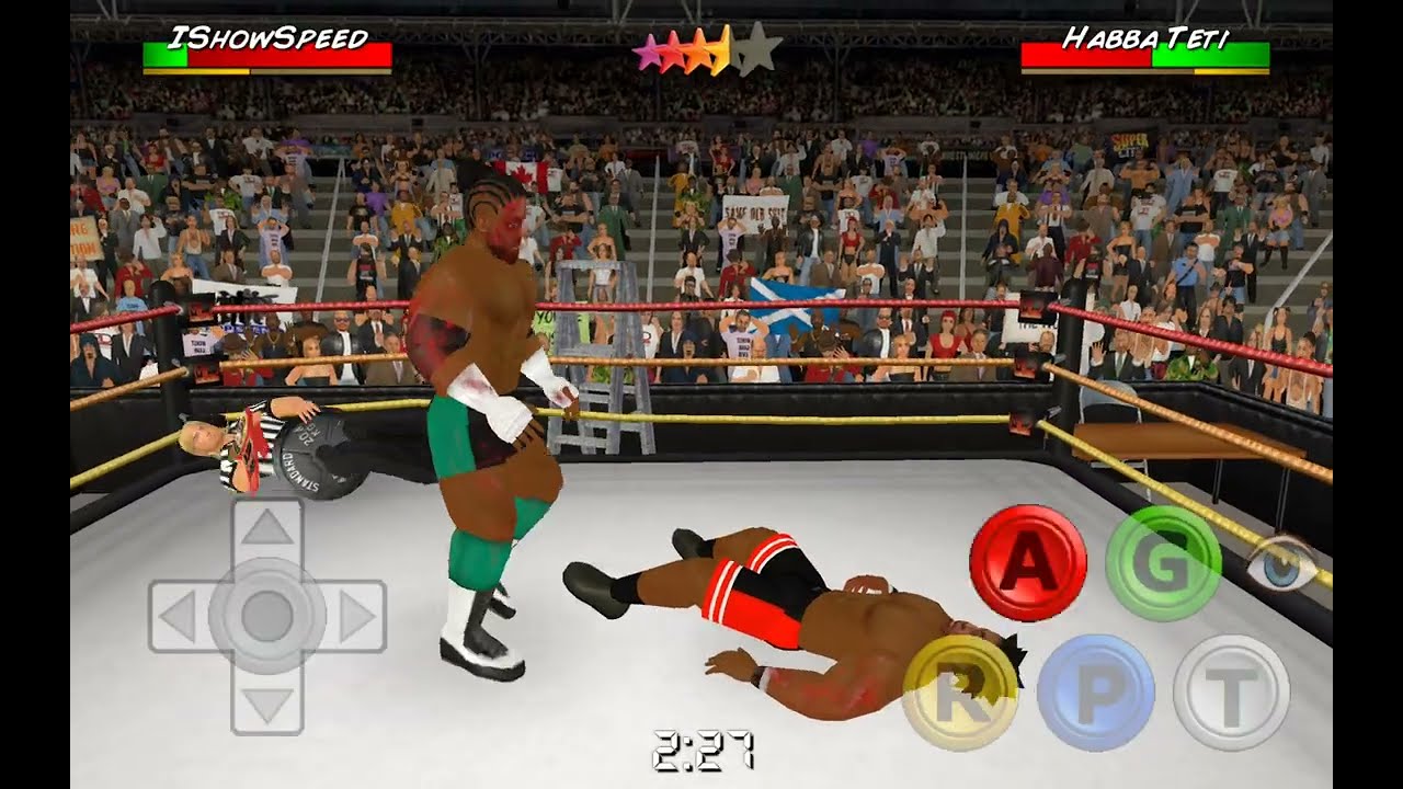 Habba Teti SLAPPED THE BRAINROT out of IShowSpeed | Wrestling Empire #676