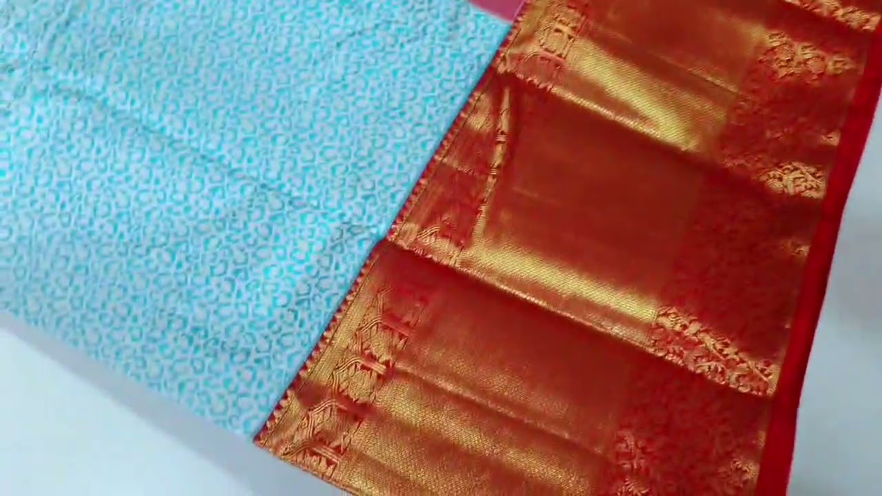 Most wanted colours combo Kanchipuram pure silk sarees full jacquard with cheetah 🐆print.9943345584