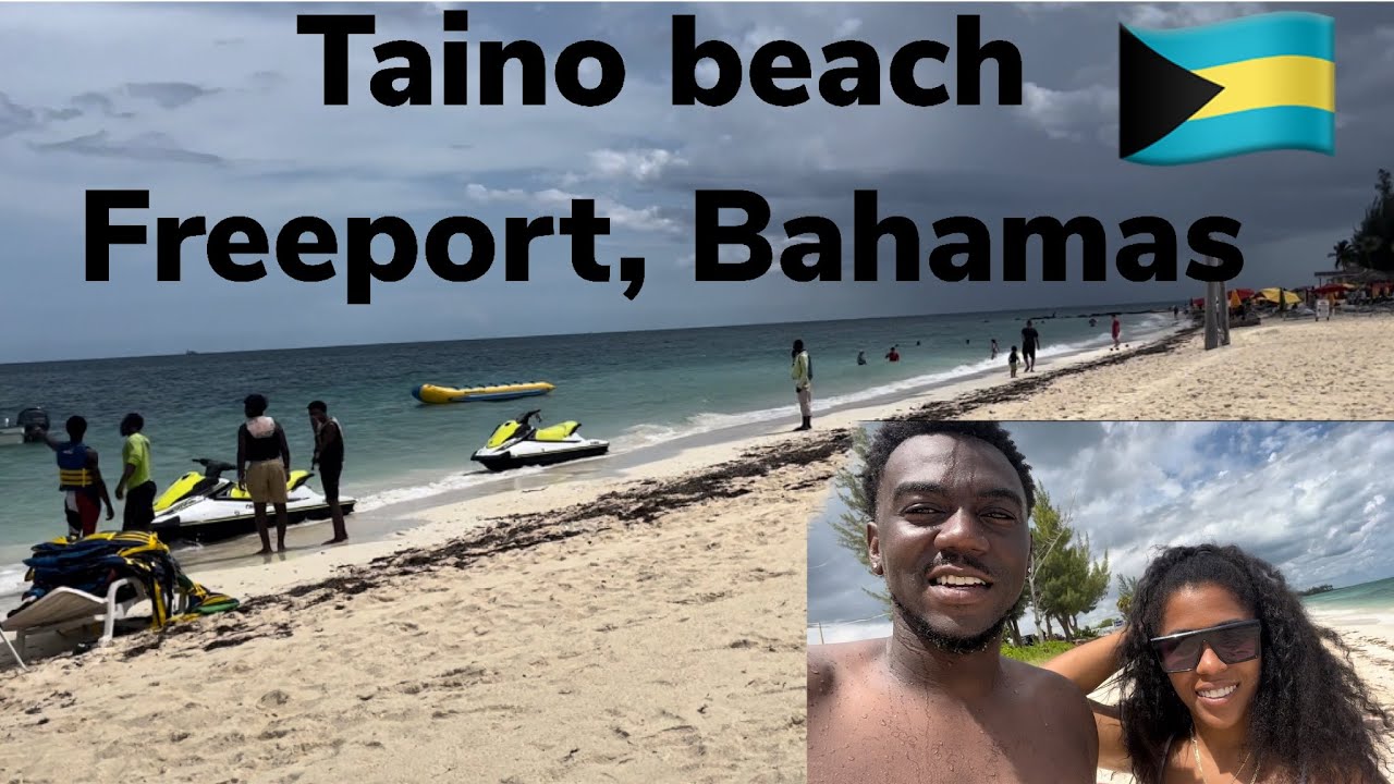 Travel vlog | Bahamas | Taino beach resort | Freeport Bahamas | Beach Day | jet ski | banana boat |