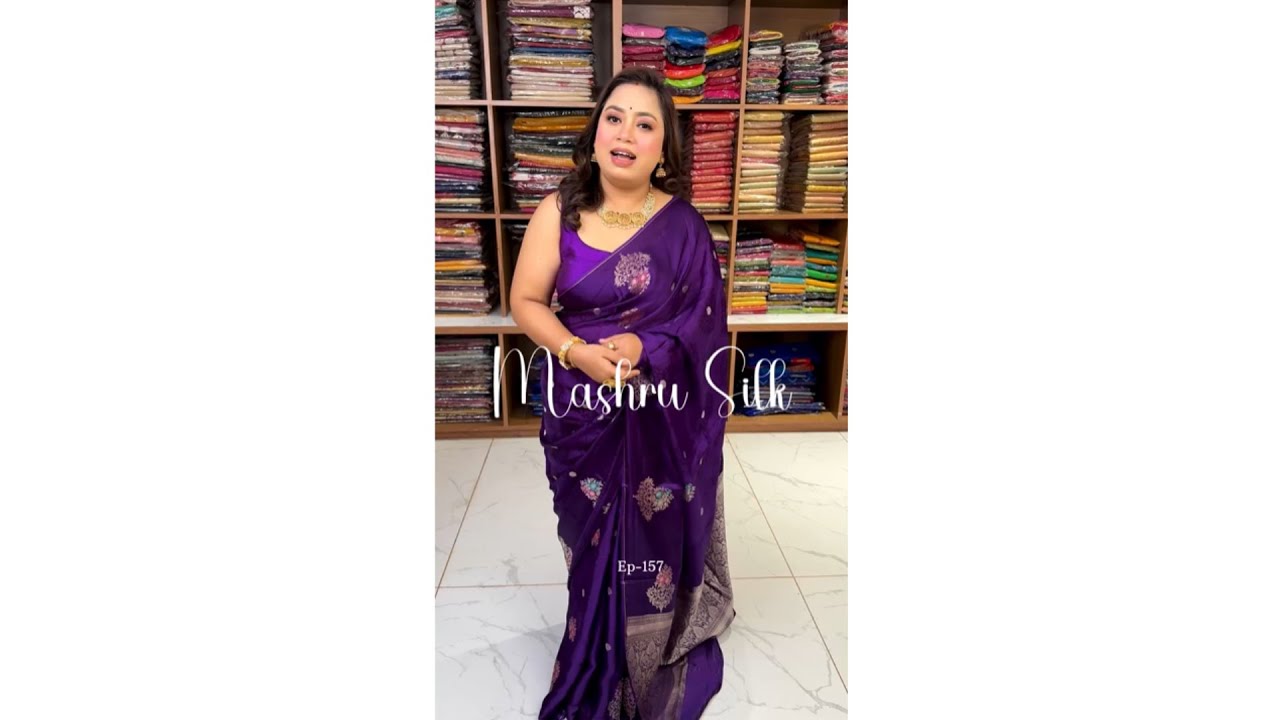 Mashru Silk Saree &mdash; Soft Comfort, Royal Shine 👑