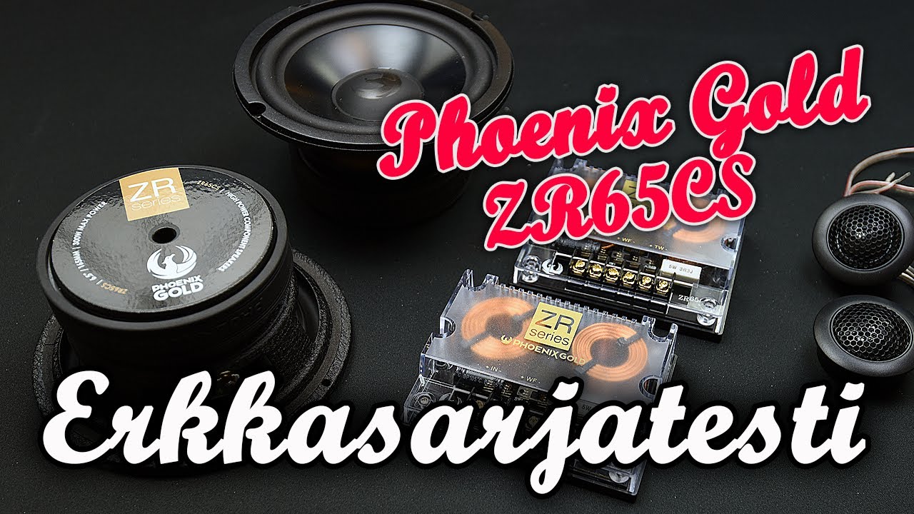 VERTAILUTESTI | 6,5” erillissarjat noin 200€ hintaluokassa | Phoenix Gold ZR65CS | UNBOXING