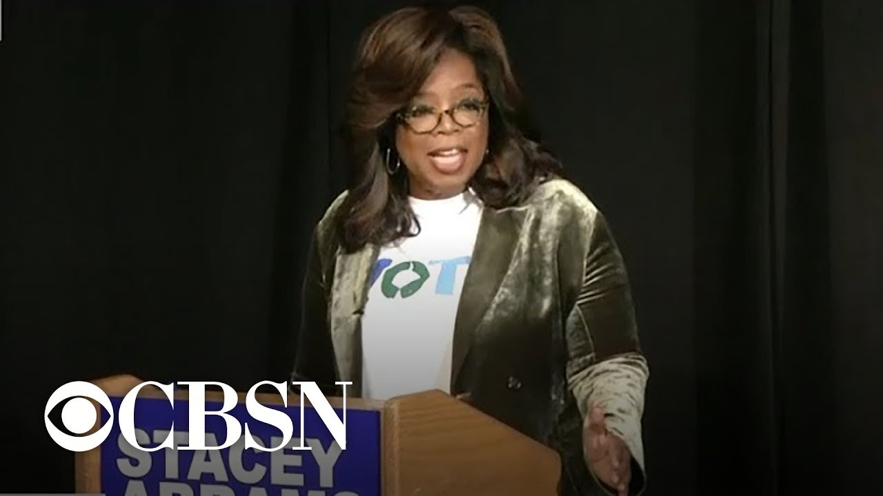 Oprah campaigns for Stacey Abrams in tight Georgia governor's race