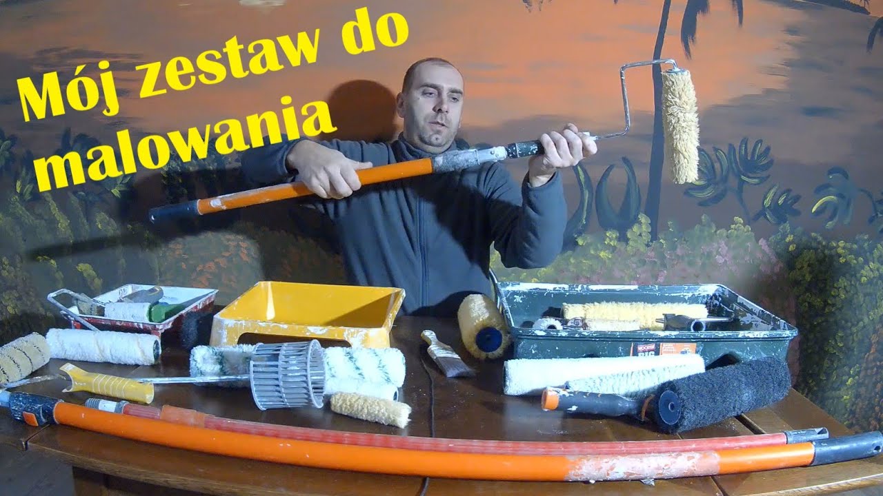 Jakie wałki do malowania ścian ? Czego używam do malowania? wooster blue Dolphin 330 motive fiber