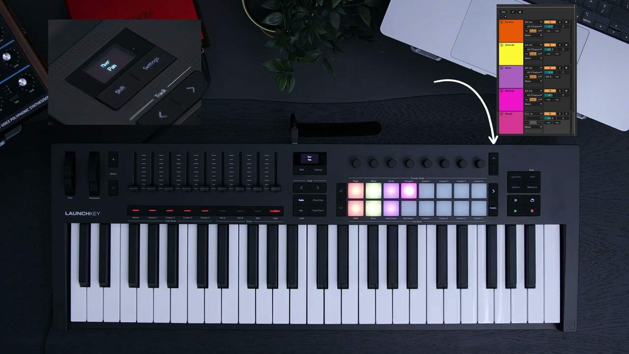 How to mix a track from your Launchkey in Ableton Live
