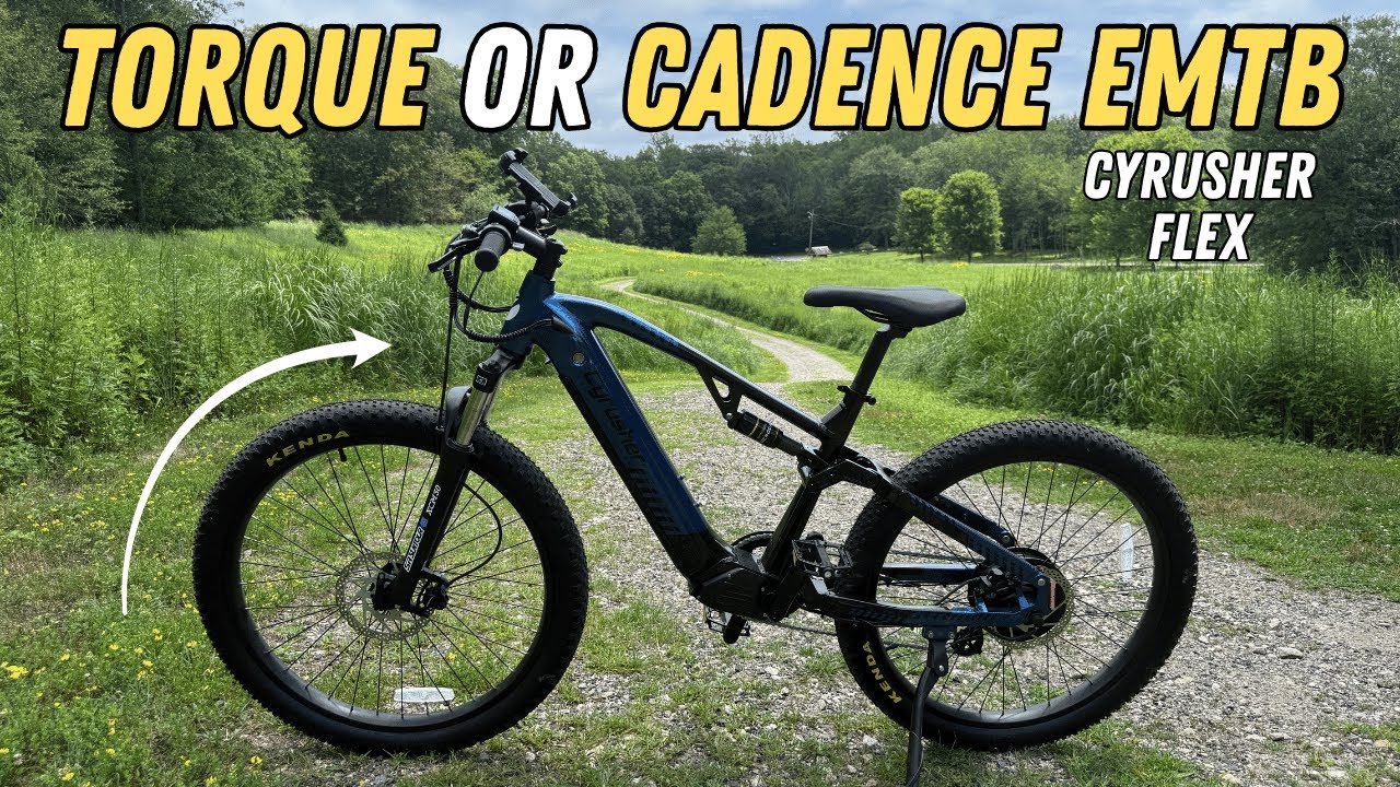 ⚡Cyrusher Flex EMTB Offers Torque or Cadence Option with Dual Suspension⚡