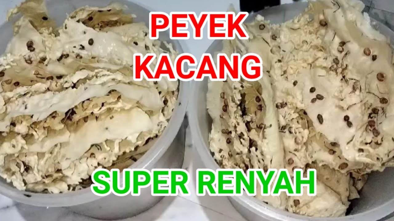 Cara membuat peyek yang mudah dan cepat