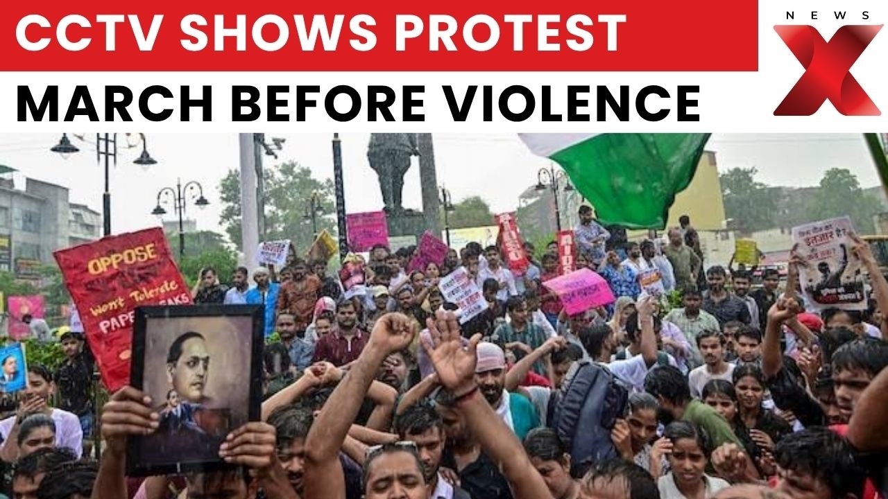 Exclusive CCTV: What Happened Before Delhi Protest Turned Violent? | Latest News | NewsX
