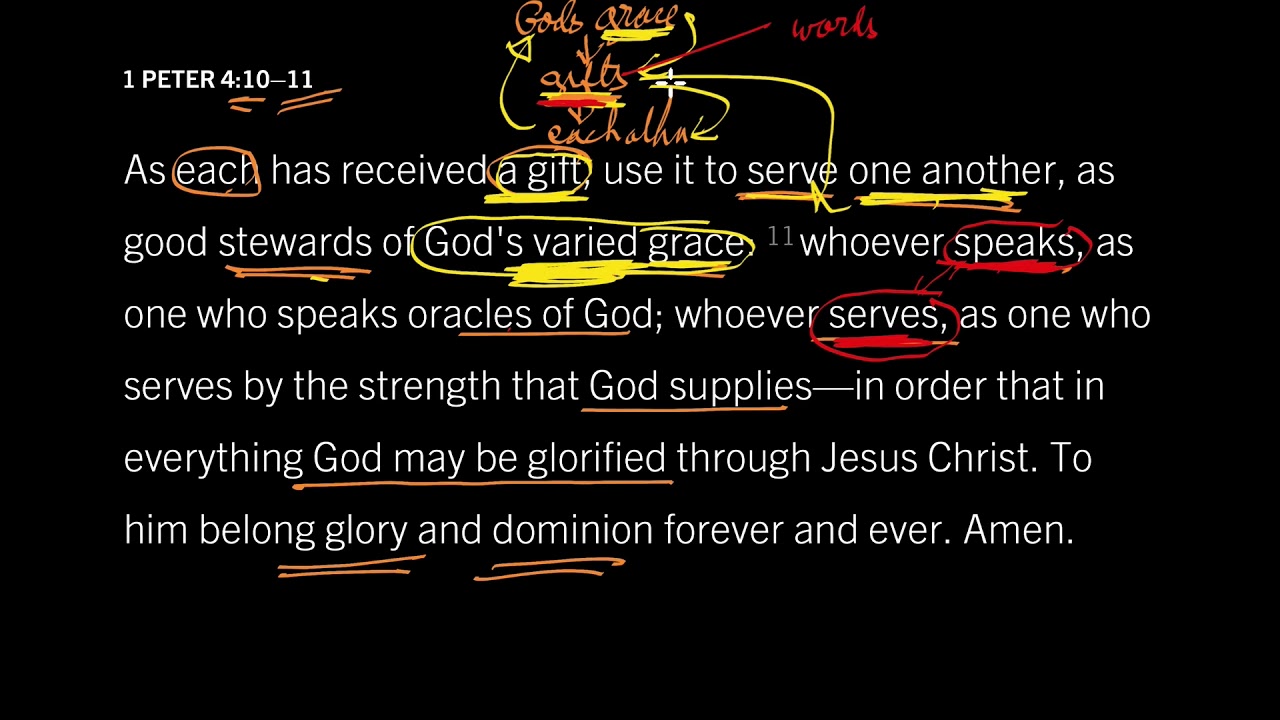 Serve in God’s Strength, Not Yours: 1 Peter 4:10–11
