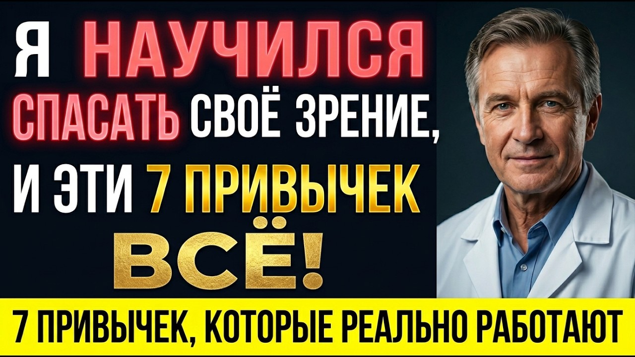 Я СПАС свои глаза: 7 привычек, которые реально работают