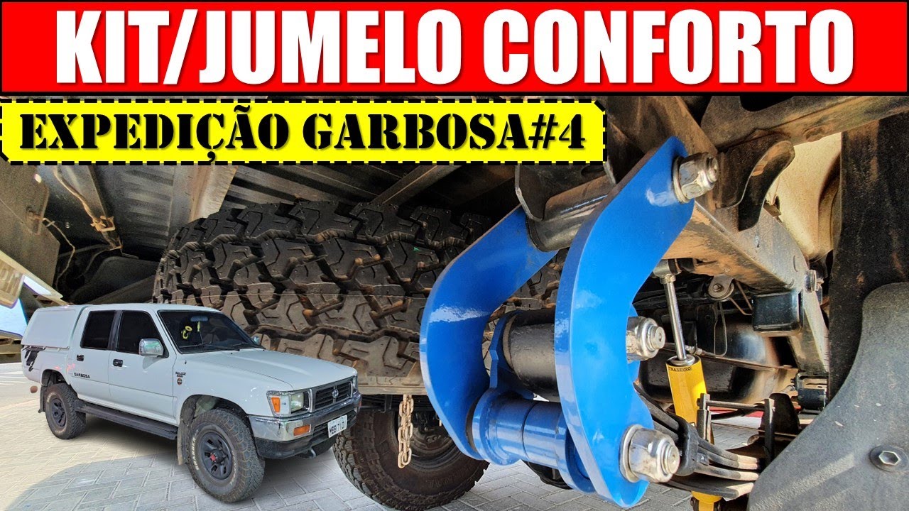 Expedição GARBOSA #4// TOYOTA HILUX SR5 2000 2.8 - Como INSTALAR KIT JUMELO CONFORTO